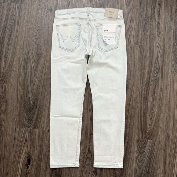 EDWIN MADDOX JEANS SLIM CROP LEG  Men's Size 33x27 OUTCAST WASH NWT MSRP $158 - Picture 5 of 10